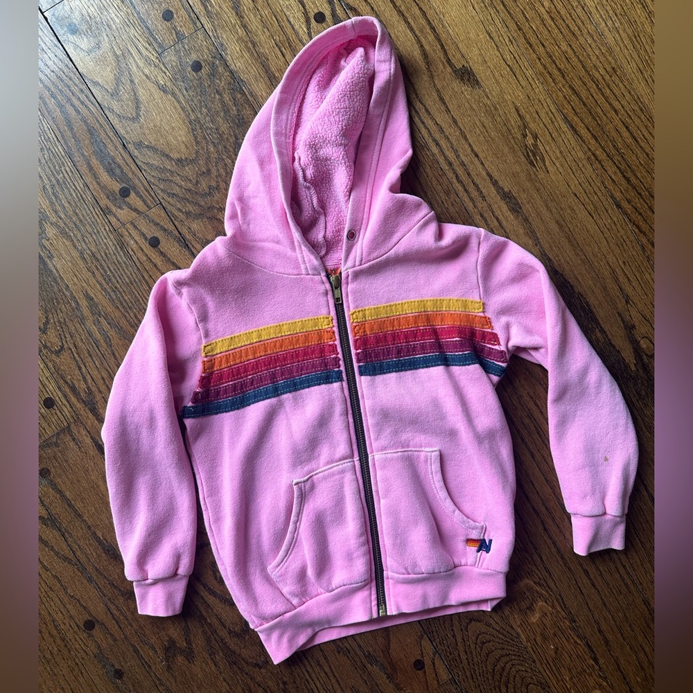 Aviator Nation Kids 5 Stripe Hoodie